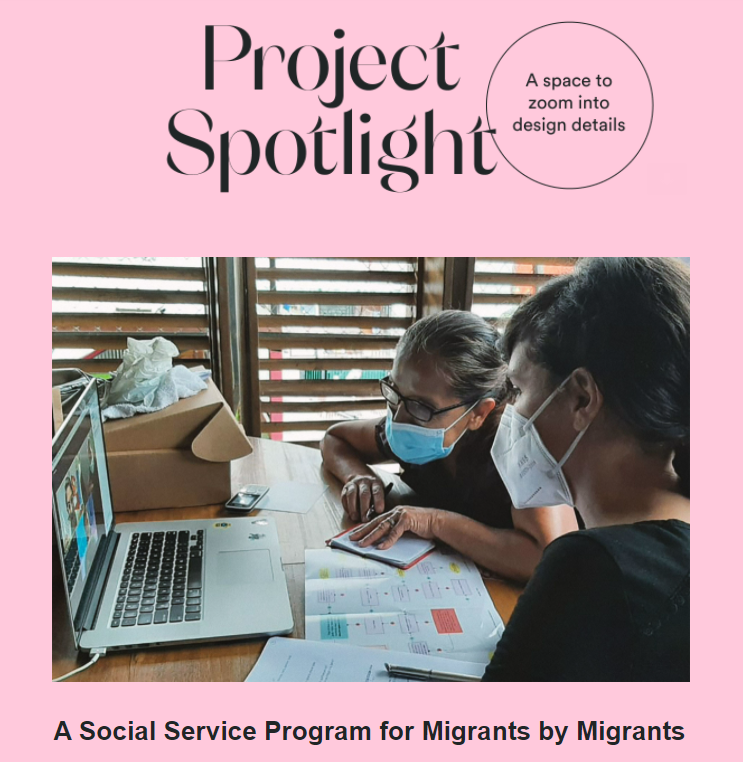 A Social Service Program for Migrants by Migrants